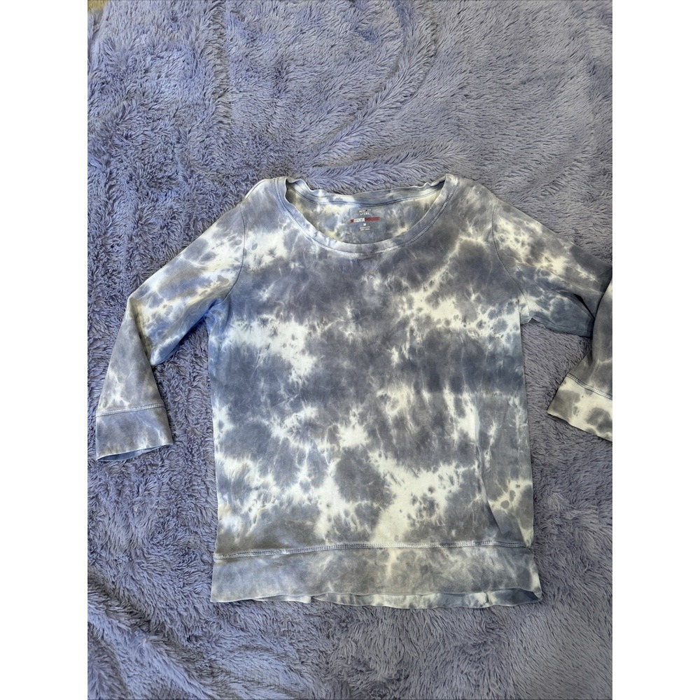 Style & Co Sport The Essentials Sweatshirt Tie Dye Size Medium